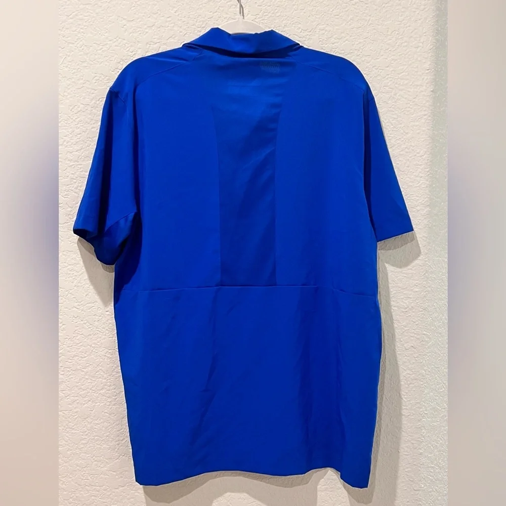 Adidas Louisiana Tech Bulldogs AEROREADY Stadium Coaches Polo | Royal Blue | Lg